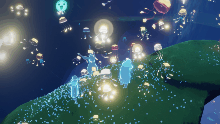 この三人のうち中心にいる精霊の服(ズボン)は、第2クエストにて覚醒の採掘者以外おそらく身に付けていない。