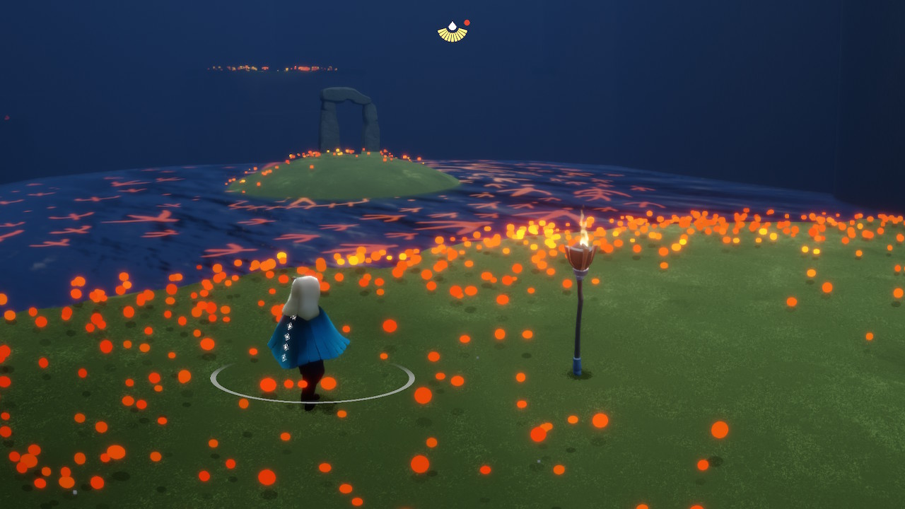 飛ぶ練習をしている場所